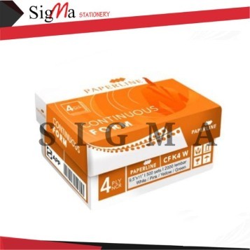 Continous Form 9 1/2 x 11 4 Ply PAPERLINE - Dus