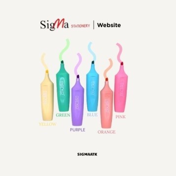 Stabillo / Highlighter MENKO Pastel Blue / Biru MH-2068